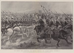 Manévry německé armády, císař řídí útok kavalérie, 12. září